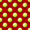 Seamless pattern with tennis ball graphics.