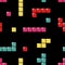 Seamless pattern with tetris elements