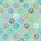 Seamless pattern for textile design. Seamless doodle colorful candy colors pattern