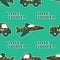 Seamless pattern texture with cute little soldier with cartoon style, Creative vector childish background for fabric textile,