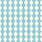Seamless pattern with textured blue and white squares and golden outlines