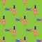 Seamless pattern with ties and bow-ties