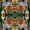 Seamless pattern - tile is a detail of a bunch of daffodils