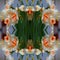 Seamless pattern - tile is a detail of a bunch of daffodils