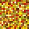 Seamless pattern tiles in bright warm autumn colours