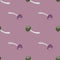Seamless pattern with toadstool mushrooms. Magical fly agaric wallpaper