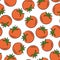 Seamless pattern tomatoes