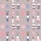 Seamless pattern `Toy date` from the collection ` Toy Family`