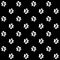 Seamless pattern track of cat dog footprints