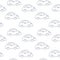 Seamless pattern transport cars, white and gray colors