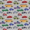 Seamless pattern Transport Sketch Set