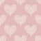 Seamless pattern trees heart