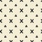 Seamless pattern X and triangles