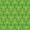 Seamless pattern with triple spiral shapes