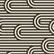 Seamless pattern with twisted lines, vector linear tiling background, stripy weaving, optical maze.