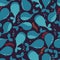 Seamless pattern with underwater ocean animals, cute whales