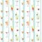 Seamless pattern of various classic cocktails