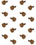 Seamless pattern vector brown cartoon flat classical english show cross jumping horse saddle on white