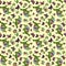 Seamless pattern. vector illustration eps10 of cartoon turtle and butterflies, daisies. hand drawing.