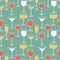 Seamless pattern with vector linear icon. Different types of glasses for alcoholic beverages - wine, champagne, martini