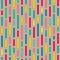 Seamless pattern of vertical colored lines