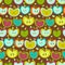 Seamless Pattern With Vintage Apples