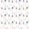 Seamless pattern of vintage arrow. Hand drawn arrows texture for textile, print, web, wrapping. Vector