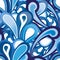 Seamless pattern - Water splat