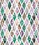 Seamless Pattern of Watercolor Diamonds with Effect. Ethnic Fashion Pattern.