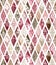 Seamless Pattern of Watercolor Diamonds with Effect. Ethnic Fashion Pattern.