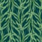 Seamless pattern from watercolor drawings abstract green leaves