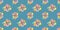 Seamless pattern with watercolor flower multicolored