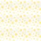 Seamless pattern watercolor painted yellow small flowers
