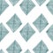 Seamless pattern on white background with abstract rhombuses green