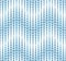 Seamless pattern on white background. Has the shape of a wave. Consists of geometric elements in blue.