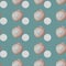 Seamless pattern with white pill and gauze in blood on a silver background