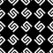 Seamless pattern with white S letter(texture 6), modern stylish image.