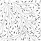 Seamless pattern with willow branches and leaves