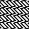 Seamless pattern with zigzag blak lines, modern stylish image.