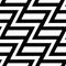 Seamless pattern with zigzag blak stripes, modern stylish image.