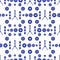 Seamless pattern with zipper, buttons, threads. Sewing and needlework background. Template for design, fabric, print