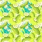 Seamless Pattern Zucchini Vegetables Ornament Background