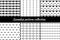 Seamless patterns collection. Rhombuses triangles, chevrons, forms backgrounds set. Diamond shapes ornaments