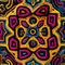 Seamless patterns of a colorful quilt showcasing a mesmerizing geometric pattern. for include textiles, fabrics, clothing,