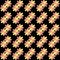 Seamless patterns Floral with Midnight Black Background