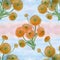 Seamless patterns. Floral motives. Flowers and buds of ranunculus. Watercolor. Decorative composition. Wallpaper. Use printed