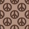 Seamless peace pattern for kids and gifts and cards and linens and fabrics and wrapping paper