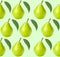 Seamless pears background