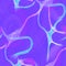 Seamless Pensil Image. Abstract Artwork. Futuristic Neuron Cell. Medical Spiral Pattern. Anatomic Swirled Texture. Cyberpunk