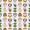 Seamless people pattern